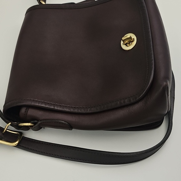 Coach Vintage Legacy Brown Leather Crossbody Bag - Picture 10 of 13